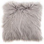 Faux Fur Grey Cushion Grey