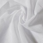 White Linen Look Fabric White