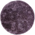 Indulgence Circle Shaggy Rug Mauve (Purple)