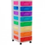 Really Useful Drawer Tower Pink / Blue / Yellow