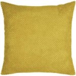 Chenille Spot Yellow Cushion Yellow