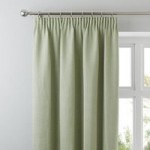 Kendall Green Pencil Pleat Curtains Green