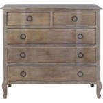 Amelie 5 Drawer Chest Brown