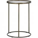 Pimlico Antique Brass Side Table Antique Brass