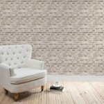 Brick Grey Wallpaper Grey