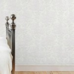 Dorma White Hydrangea Wallpaper White