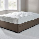 Fogarty Orthopaedic 1000 Mattress and Sprung Edge Divan Set with 4 Drawers Chocolate Brown