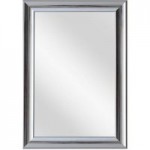 Zarah Effect Frame Mirror Silver