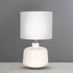 Oslo Small Cream Ceramic Table Lamp Cream