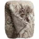 Bear Faux Fur 130cm x 180cm Throw Beige