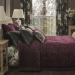 Dorma Burford Plum Bedspread Plum (Purple)