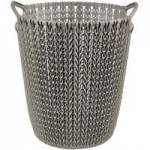 Curver Brown Waste Basket Brown