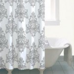 Versailles White Shower Curtain White