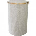 Elements Bamboo Laundry Basket Grey
