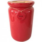 Red Hang Tag Bread Bin Red