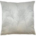 Large Everly Silver Cushion Cover Silver