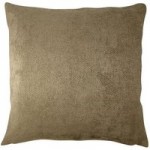 Large Chenille Orlando Chocolate Cushion Cover Chocolate (Brown)