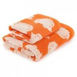 Orange Hedgehog Towel Orange