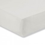 Fogarty Soft Touch Platinum 25cm Fitted Sheet Platinum White