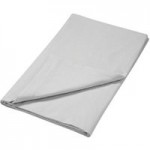 Luxury 100% Brushed Cotton Dove White Flat Sheet Dove (Grey)