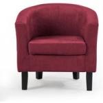 Merrion Tub Chair – Berry Berry (Red)