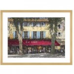 Le Cafe Framed Print Multi Coloured