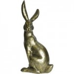 Keepers Lodge Rabbit Ornament Gold
