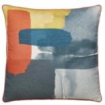 Elements Large Paint Stroke Cushion Multi Coloured