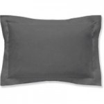 Easycare Plain Dye Graphite Oxford Pillowcase Graphite (Grey)