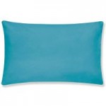 Easycare Plain Dye Vivid Blue Housewife Pillowcase Pair Midnight (Blue)