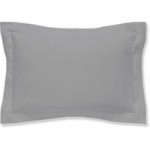 Easycare Plain Dye Dove Grey Oxford Pillowcase Dove (Grey)