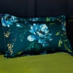 Charm Floral Teal Oxford Pillowcase Teal (Blue)
