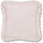 Lace Edge Blush Cushion Blush (Pink)