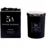 5A Fifth Avenue Bamboo and Linen Candle Black