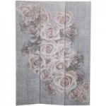 Maison Francaise Floral Wooden Screen Pink