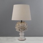 Dorma Brimstage Artichoke Table Lamp Cream