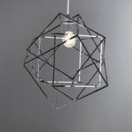 5A Fifth Avenue Chicago Dodecahedron Easy Fit Pendant Chrome