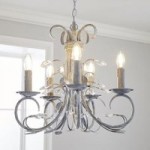 Annecy Grey Jewel Five Light Ceiling Fitting Grey