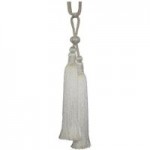 Lyra Cream Double Tassle Tieback Cream