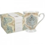 Dorma Cream Verona Bone China Footed Mug Cream