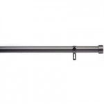 Trinity Fixed Gunmetal Eyelet Curtain Pole Dia. 29mm Gunmetal (Grey)