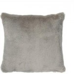 Aspen Grey Faux Fur Cushion Grey