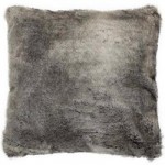 Verbier Grey Faux Fur Cushion Grey