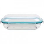 Clearly Lock & Lock Oval 1 Litre Dome Style Container Clear