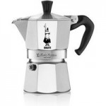 Bialetti Moka Express 6 Cup Cafetiere Silver