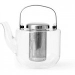 Viva Bjorn Small Glass Teapot Silver