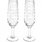 Sophie Conran for Portmeirion Set of 2 Champagne Glasses Clear