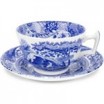 Spode Blue Italian Tea Cup & Saucer Blue