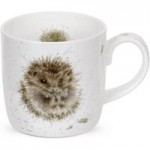 Wrendale Awakening Hedgehog Mug White