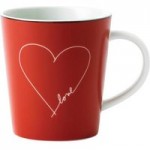 Ellen DeGeneres by Royal Doulton Red Valentine Mug Red